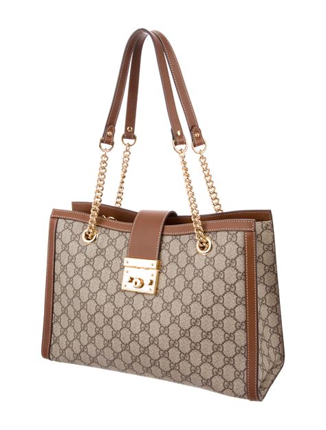 gucci padlock medium gg shoulder bag|gucci padlock tote.